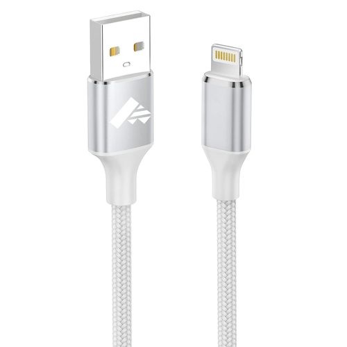 Chargeur Iphone,Cable Iphone 2m [Certifi Mfi] Cble Lightning Usb Nylon Tress Fil Chargeur Charge Rapide Cordon Pour Iphone 14 13 12 11 Pro/Pro Max,Xs Xr X 8 7 6 Se,Ipad