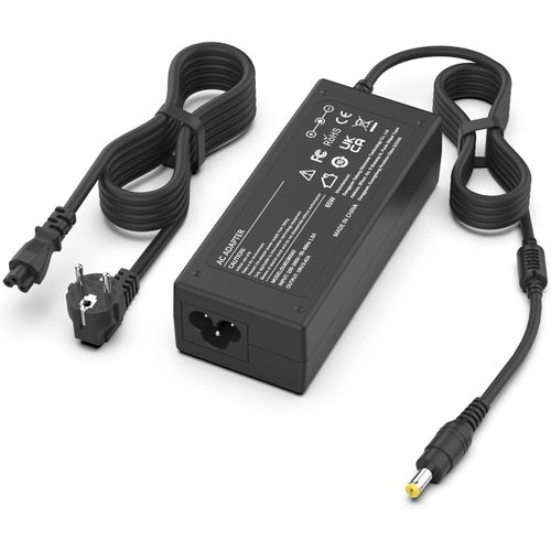 Chargeur pour Acer 65W pour Aspire 3 5 E3 E5 E15 E17 ES1 V3 V5 S3 R3 5250 5750 5920 5742 5253 5733 5517 5532 Aspire One PC Ordinateur Portable 19V 3.42A Alimentation Adaptateur (5.5 X 1.7mm)