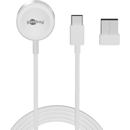 Chargeur Pour Apple Watch/Chargeur Sans Fil/Compatible Avec Tous Les Modles D'apple Watch Se/8/7/6/5/4/3/2/Incl. Adaptateur Usb 65343