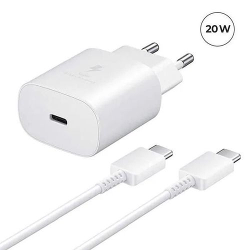 Chargeur Rapide 20w Usb-C + Cble Usb-C Vers Usb-C Pour Oppo Reno Zoom 10x 6.6