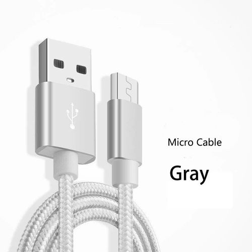 Chargeur Rapide Avec Cble Micro Usb,0.2m/1m/2m/3m,Pour Huawei Honor 7x 7c 7a/7a Pro 6x 5x,Mate 10 Lite,P Smart,Transfert De Donnes - Type Grey-0.25 M