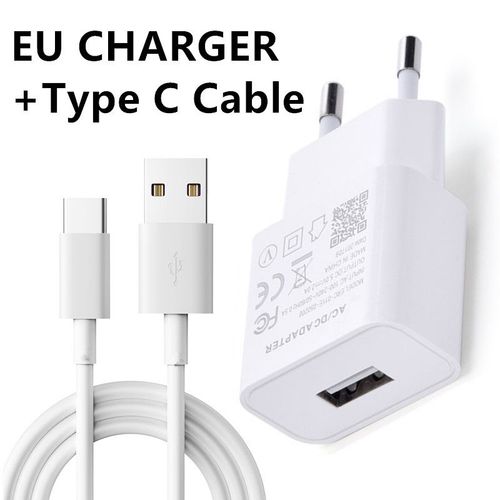 Chargeur Rapide De Prise Ue Pour Xiaomi,5c,6,8,9,Se Lite,9t Pro,Cble Usb De Type C Pour Redmi 4x,8x,5plus,5a,6 Snapmicro Usb - Type Eu Plug Type-C Cable