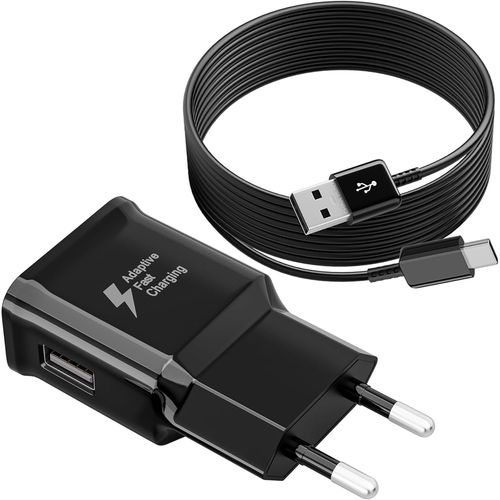 Chargeur Rapide Secteur Usb Type C Pour Samsung Galaxy A15 A14 A13 A05s A71 A55 A35 A34 A33 A25 A23 A53 S10 S10e S9 S8 S20 S21 M14 M34 Telephone,Chargeur Pour Samsung Charge Rapide Avec Cble 2m