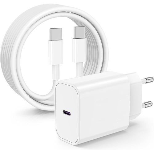 Chargeur Rapide Usb C Pour Iphone 16 15,2m Long Cable De Type C Vers C Et 20w Usbc Fast Bloc Adaptaprise Murale Pour Apple Iphone 16/16 Pro/16 Pro Max/16 Plus/15 Pro/15 Pro Max/15 Plus/Ipad