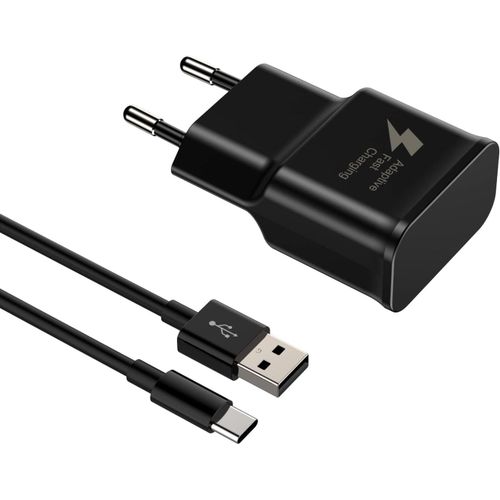 Chargeur Rapide Usb, Pour Samsung Galaxy S9 S8 S10 S10+ S20 S20 Fe A04s A14 A13 A12 A22 A23 A33 A34 A51 A52 A53 A54 5g A05s, Chargeur Rapide De Rechange + 2m Type-C (Noir[Car784633]