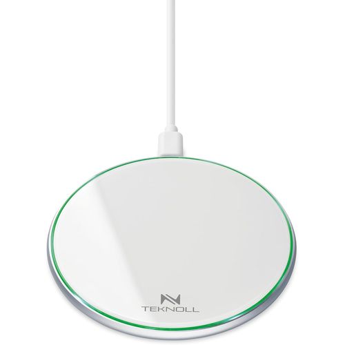 Chargeur Sans Fil 15w, Base De Charge Rapide Avec Indicateur Led Circulaire, Cble Usb-C 160cm Inclus, Compatible Avec Smartphones Sans Fil, Design Ultra-Fin Et Scuris[Ind6171762]