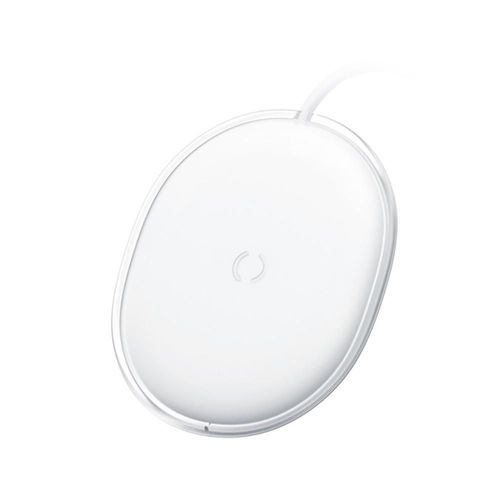 Chargeur Sans Fil 15w Charge Sans Fil Rapide, Blanc