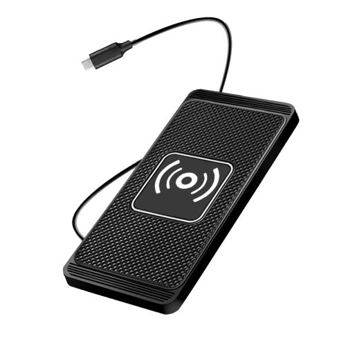 Chargeur Sans Fil En Silicone, Polymre, Induction Antidrapant, Charge Rapide, Usb Type C, Iphone, Samsung