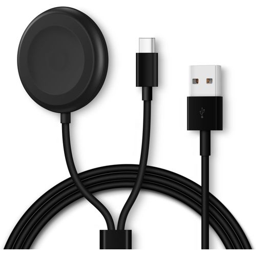 Chargeur Sans Fil Pour Galaxy Watch 5 Pro/5/4/3/Active 2/1/Galaxy Watch/Gear Sport/S3,Cble De Charge Usb C Compatible Avec Samsung Galaxy S22/S21/S20/S10/Note 20/10,1.2m 2 En 1 Station De Charge