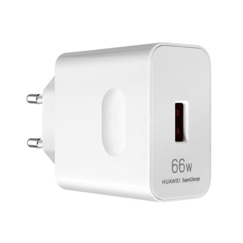 Chargeur Secteur Huawei D'origine, Usb 66w Supercharge Blanc