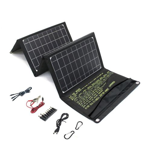 Chargeur Solaire Portable 36w Panneau Solaire Pliable Solaire Qc3.0 Charge Rapide, Usb Type-C Dc 3 Sortie De Charge Rapide Pour, La Banque D'alimentation, Le Camping, Les Tlphone[Usbc1127]