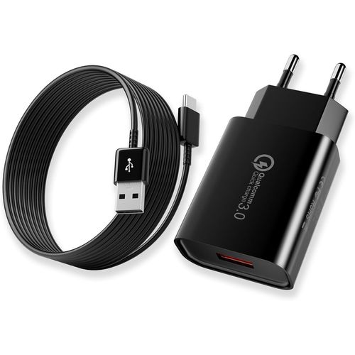 Chargeur Type Charge Rapide Avec 2m Cble Usb C Compatible Avec Samsung Galaxy A13,A14,4g/5g,A34,S20,S10,S9,S8,A20e,A21s,A23,A32,A33,A40,A41,A50,A51,A53,A54,Xiaomi Note9,Huawei.[Y144]