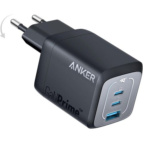 Chargeur Usb C Prime 67 W Gan, Chargeur Rapide, Compact Et Pliable  3 Ports, Pour Macbook Pro/Air, Ipad Pro, Iphone 15 Plus Pro Max 14 13 12, Galaxy S23/S22, Note20, Pixel, Apple Watch, Etc.