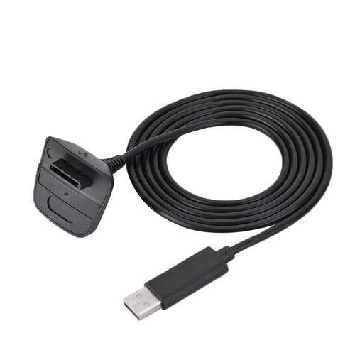 Chargeur Usb Pour Manette Sans Fil Microsoft Xbox 360,Cble De Charge Rapide,Cble De Dveloppement Usb,Jeu De Jeu- Black-A1313