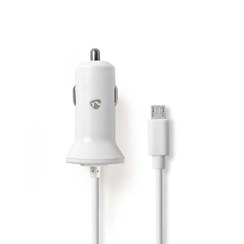 Chargeurs De Voiture | 12 W | 1x 2,4 A | Nombre De Sorties : 1 | Cble Micro Usb (Fixe) | 1,00 M | Tension Unique