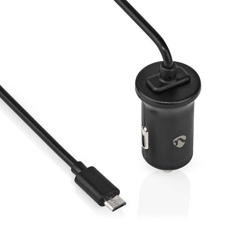 Chargeurs De Voiture | 12 W | 1x 2,4 A | Nombre De Sorties : 1 | Cble Micro Usb (Fixe) | 1,00 M | Tension Unique