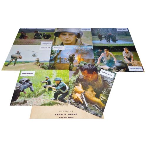 Charlie Bravo : Jeu De 8 Photos D'exploitation Cinmatographique - Format 21x27 Cm - De Claude Bernard-Aubert Avec Bruno Pradal, Jean-Franois Poron, Karine Verlier, Georges Chelon - 1980
