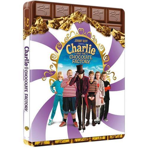 Charlie Et La Chocolaterie - dition Steelbook - Blu-Ray de Tim Burton