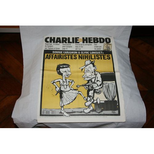 Charlie Hebdo N 121  19 Octobre 1994 Couverture Riss 