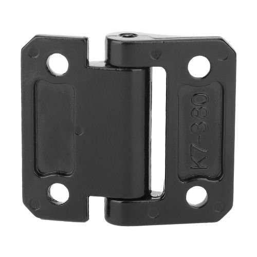 Charniere A Torsion Robuste Noire, Ferrures Reglables Pour Porte En Verre 3,4/4,4/5,8 N.M, Noir 4,4 Nm