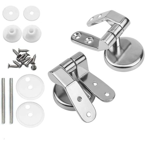 Charnire Abattant Wc,Kit Fixations Remplacement Pour Wc Abattant,Fermetures  Glissire Pour Toilettes,Housse De Sige-2 Pcs