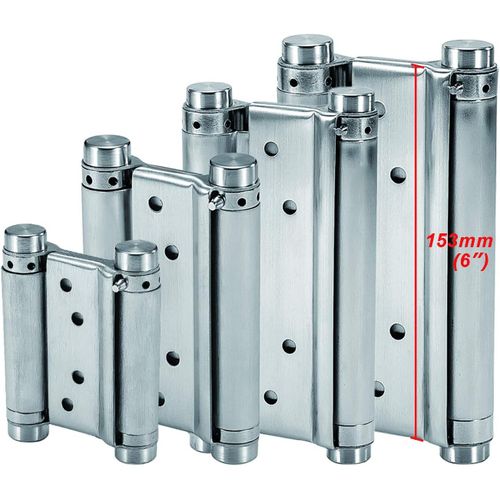 Charnires  Ressort (153mm) En Acier Inox  Double Action Pour Portes Battante Charnire Fermeture Automatique Pour Saloon Caf Bar Pub Comptoir Porte Placard Jusqu' 30kg (2 Pcs)