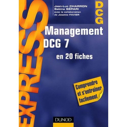 Management Dcg 7 En 20 Fiches    Format Broch 