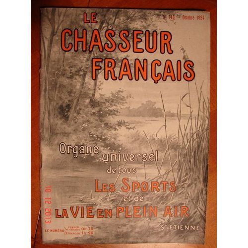 Chasseur Francais (Le) N 415 Du 01/10/1924