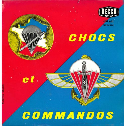 Chasseurs Du 1er B. C. P. : Chocs & Commandos - Valse Du 1er Bataillon Parachutiste De Choc - Marche Du 1er Commando De France / Marche De L'infanterie Parachutiste, ? - 