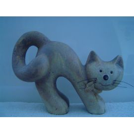 Chat En Terre Cuite Objets A Collectionner Rakuten