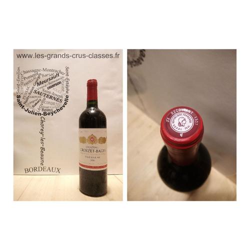 Chteau Croizet-Bages 2016 - Pauillac - 5me Grand Cru Class - 1 X 75 Cl - Rouge