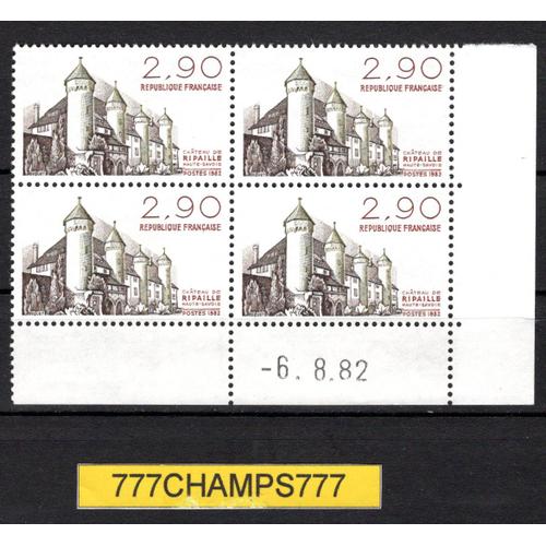 Chteau De Ripaille. Coin Dat. 1982. Y & T 2232