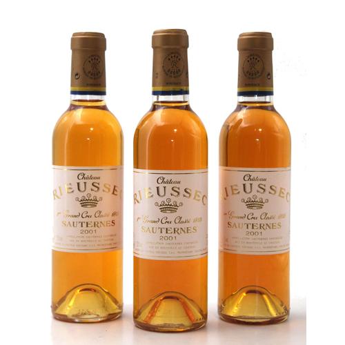 Chteau Rieussec 2001 - Sauternes - 3xdemi-Bouteilles