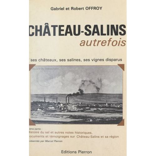 Chteau-Salins Autrefois : Ses Chteaux, Ses Salines, Ses Vignes Disparus  