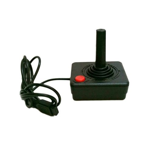 Chaud! Manette De Jeu Rtro Amliore De 1.5m Pour Atari 2600, Avec Levier  4 Voies Et Bouton  Action Unique