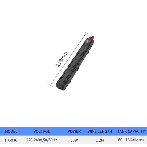 Chauffage D'aquarium Intelligent Subsn,Contrle De La Temprature Constante Rglable,Chauffage Subprecious Pour Aquarium,Le Plus Rcent - Type [Hx-936]-50w