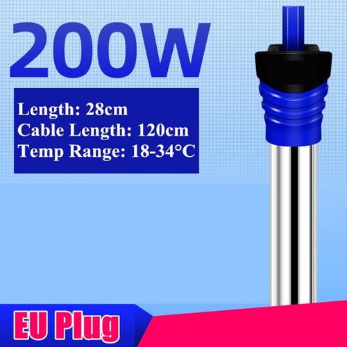 Chauffage D'aquarium Rglable En Acier Inoxydable,Subsn Thermoandreheating,Le Plus Rcent,Poisson Prcieux,100 V,200 V,50w,300w,500w,110 W,220 W - Type 220v Eu 200w-25 X 85 X 45