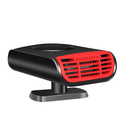 Chauffage De Voiture Portable, 12 V 150 W, Ventilateur De Chauffage 2 En 1 Avec Fonction De Chauffage Et De Refroidissement, Dgivreur, Prise Allume-Cigare, Base Rotative  180 Degrs