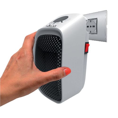 Chauffage d'appoint 400W Sur prise Cramique NIKLAS Programmable Thermostat rglable 1532C Arrt automatique