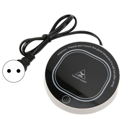 Chauffe-tasse intelligent USB a temperature constante, noir, pour cafe, lait, the, prise UE 220 V