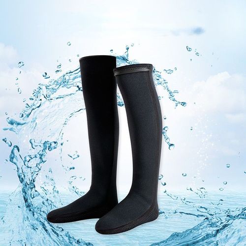 Chaussettes De Plonge En Noprne,3mm,Antidrapantes,Pour La Plage,La Plonge En Apne,Pour Hommes Et Femmes,Haute lasticit,Longues - Type L