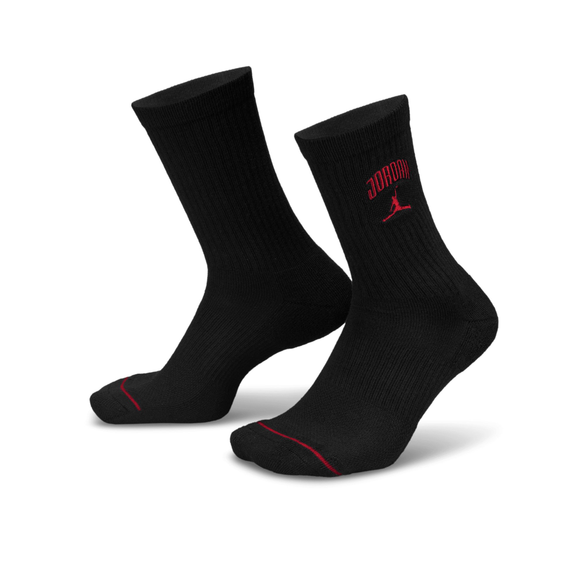 Chaussettes Mi-Mollet Jordan Everyday (Une Paire) - Noir - 34-38