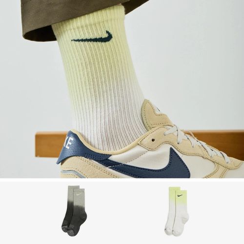 Chaussettes X2 Tye Dye Crew Gris Nike - Gris - 39/42