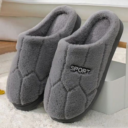 Chaussons En Fourrure Pour Couples,Toboggans Moelleux,Chaussures Chaudes En Peluche,Coton,Maison,Chambre,Dames,Hommes,Femmes,Hiver,Automne,2023 - 44-45