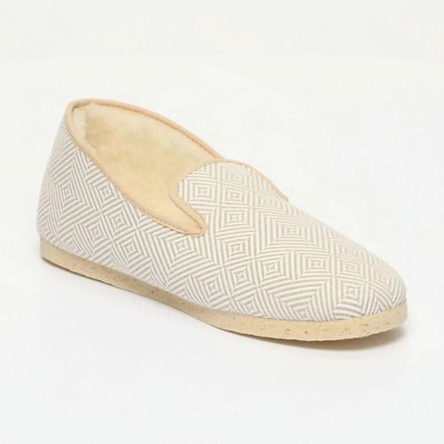 Chaussons La Psyche - Blanc & Beige - 41