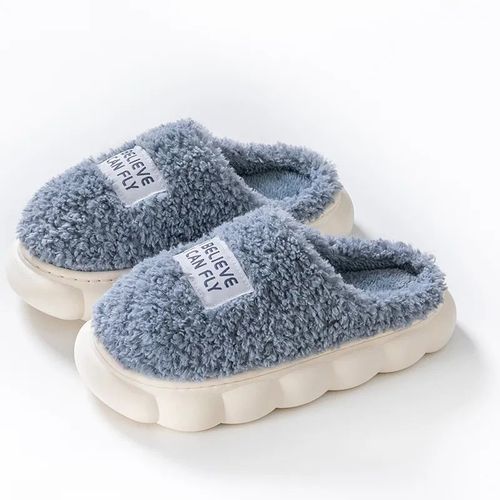 Chaussons Moelleux Chauds Pour Hommes Et Femmes,Chaussures En Coton Pelucheux,Talons Hauts,Semelle Optique,Maison,Intrieur,Extrieur,Couples,Hiver,Mnage,Dames