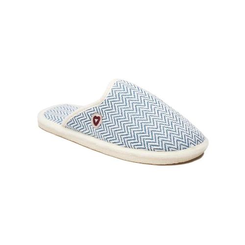 Chaussons Mules - La Mi Chevronne Bleue - 45