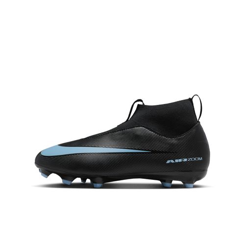 Chaussure De Foot  Crampons Montante Multi-Surfaces Nike Jr. Mercurial Superfly 10 Academy Pour Enfant/Ado - Noir - 38 1/2