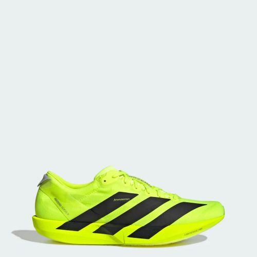 Chaussure De Running Adizero Adios 9 Adidas - Lucid Lemon / Core Black / Halo Silver - 44