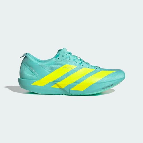 Chaussure De Running Adizero Adios 9 Adidas - Flash Aqua / Lucid Lemon / Zero Metalic - 45 1/3